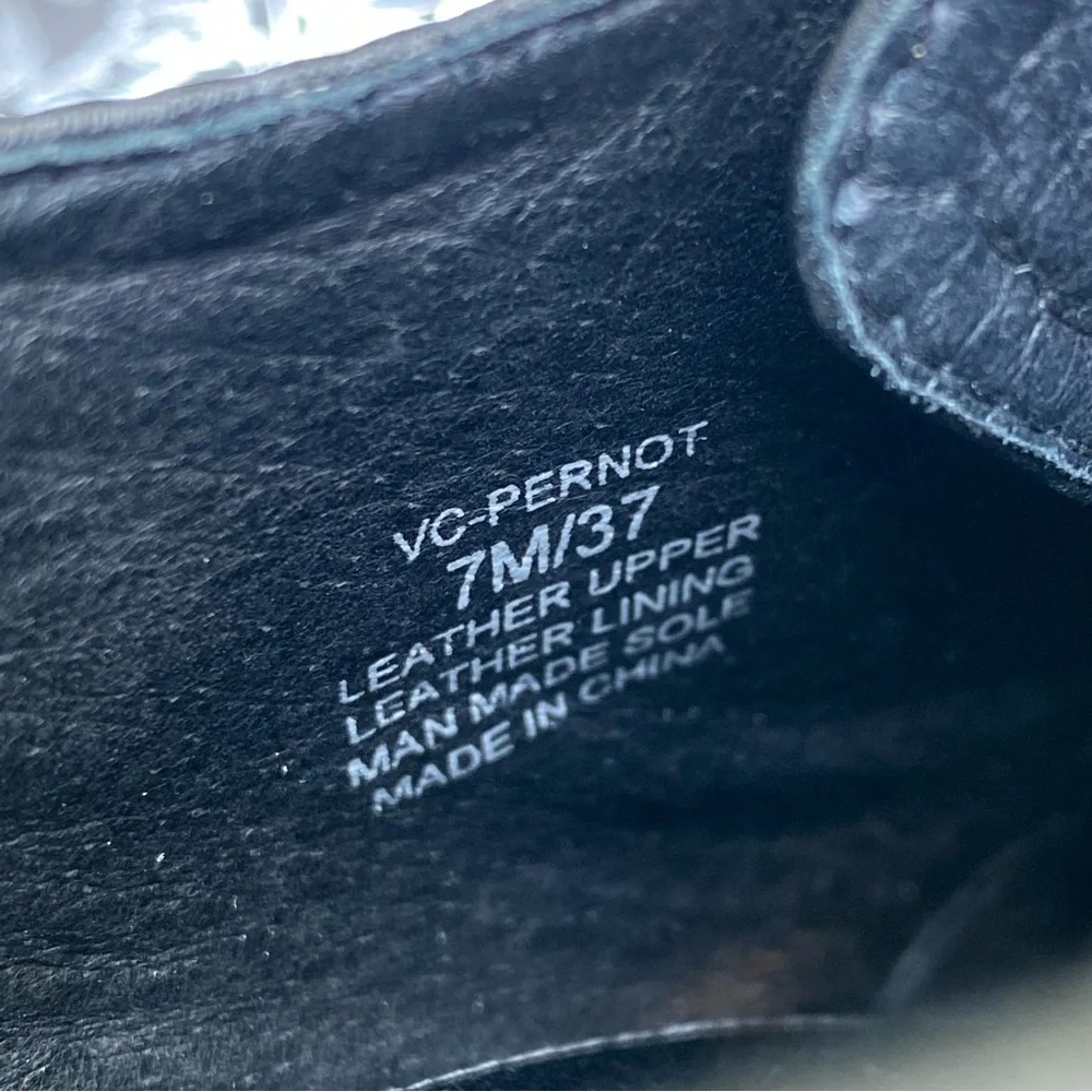 Vince Camuto Pernot Black Leather Booties size 7M - Picture 10 of 10